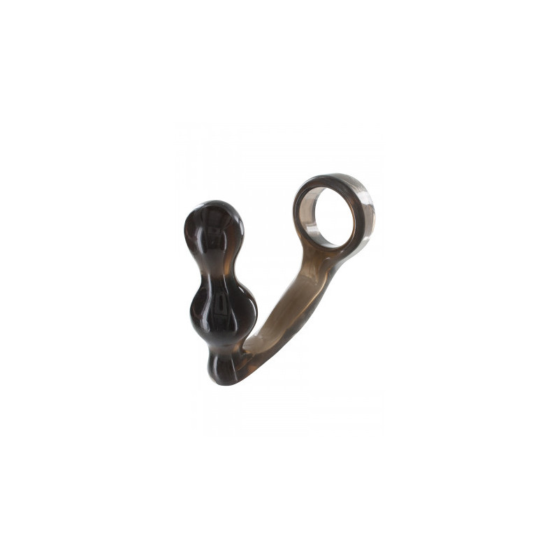 Stimulateur de prostate et cockring gris